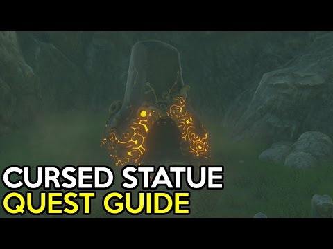 The Cursed Statue Shrine Quest & Kam Urog Shrine Solution - Legend Of Zelda Breath Of The Wild
