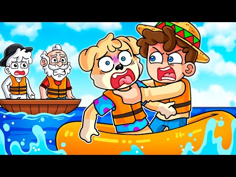 Me FUI en BOTE con mis AMIGOS y salio mal... 😅🚤🦈 SILVIOGAMER en BOAT TOGETHER?