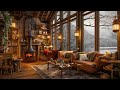 Relaxing Winter Morning Jazz Music 🌨 Cozy Coffee Shop Ambience With Smooth Jazz Instrumental Music