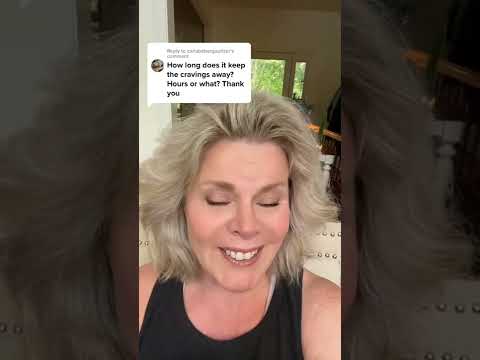 How long does L Glutamine keep the cravings away? #nutritionist #cravings #womenover50 #lglutamine