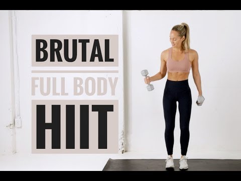 20 Minute // FULL BODY HIIT Workout With Weights