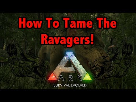 How To Tame Ravagers In Ark Aberration!