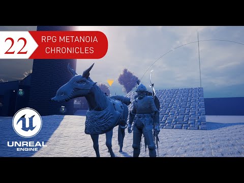 W.I.P #22  RPG Metanoia Chronicles (Witcher 3 Horse Calling & Summoning) UE4