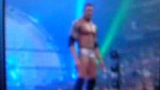 preview picture of video 'WWE- Batista bomb on steel steps to JBL'