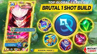 Download lagu WHEN GLOBAL XAVIER ABUSE THIS NEW IMMORTAL BROKEN BUILD🔥 (MUST TRY) | MLBB mp3