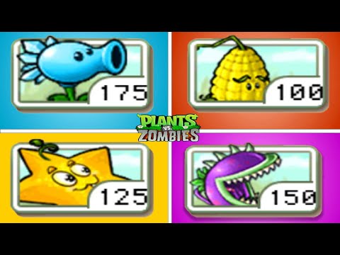 Snow Pea X Starfruit X Kernel-pult X Chomper VS 9999 Zomboni | Plants vs Zombies Crumbs mode