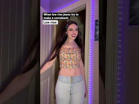 Most of us #millennials are NOT here for the return of low rise jeans! #early2000s