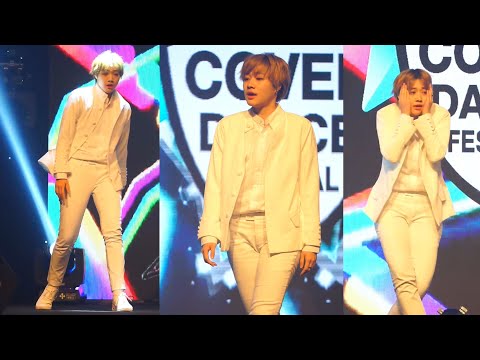 190608 1TRACK cover BTS (Hung as Jin) - Boy With Luv & FIRE (불타오르네) @ Kpop cover dance festival 2019