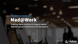 How IoT technologies can support mental health & empathic workplace culture? – Mad@Work