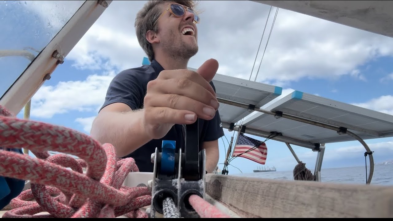 Offshore solo sail. Morocco to Canary Islands