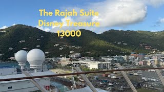Tour of the Rajah Royal Suite on the Disney Treasure Cruise Ship 🚢 