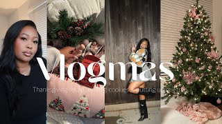 VLOGMAS: Day 1 | Let’s catch up , make cookies & put up our Christmas tree!