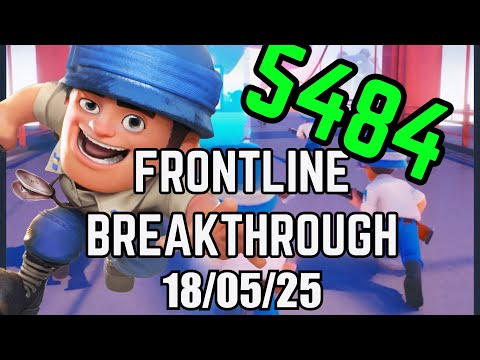 Frontline Breakthrough 18/05/25. 5484!! Last War. #tutorial #gameplay