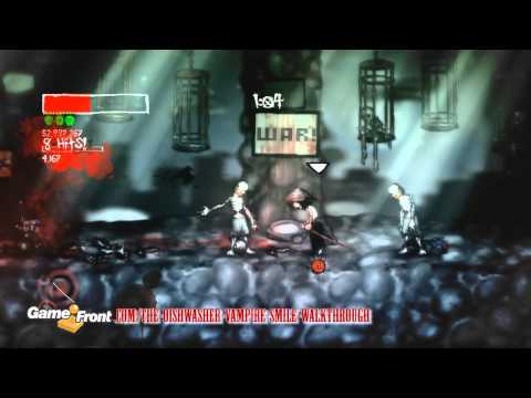 Vampire Smile Walkthrough - PT. 32 - Dishwasher Level 7 - Grim Tower - Ninja Difficulty 1/2