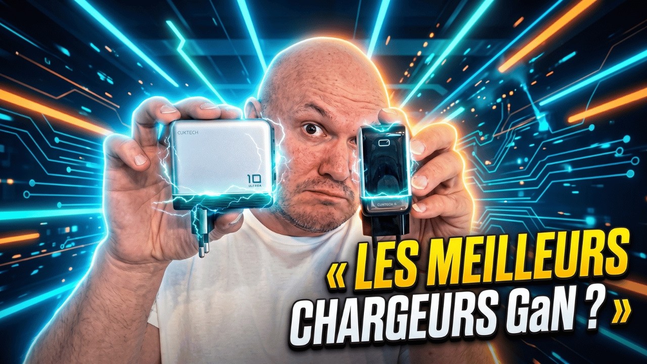Cuktech 6 et Cuktech 10 GaN : les meilleurs chargeurs ultra-compacts avec écran intégré ?