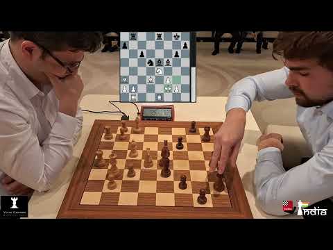 Azerbaijan no.5 vs Netherlands no.2 - Nijat Abasov v Jorden van Foreest | 9th Gashimov Memorial 2023