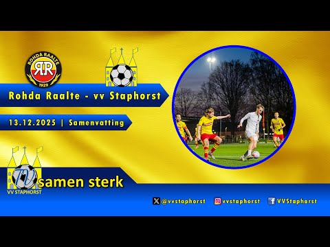 Rohda Raalte - vv Staphorst | 13.12.2025 | Samenvatting