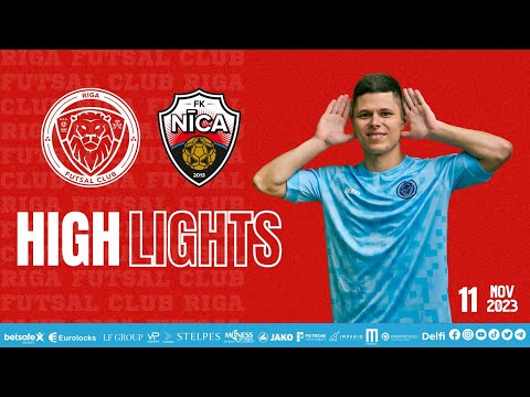 11.11.2023 RIGA FUTSAL CLUB - FK Nīca / OtankiMill.eu I HIGHLIGHTS I