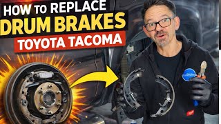 Toyota Tacoma Rear Drum Brake Shoe & Drum Replacement