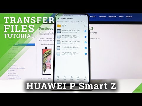 How to Transfer Data in HUAWEI P Smart Z – Move Files
