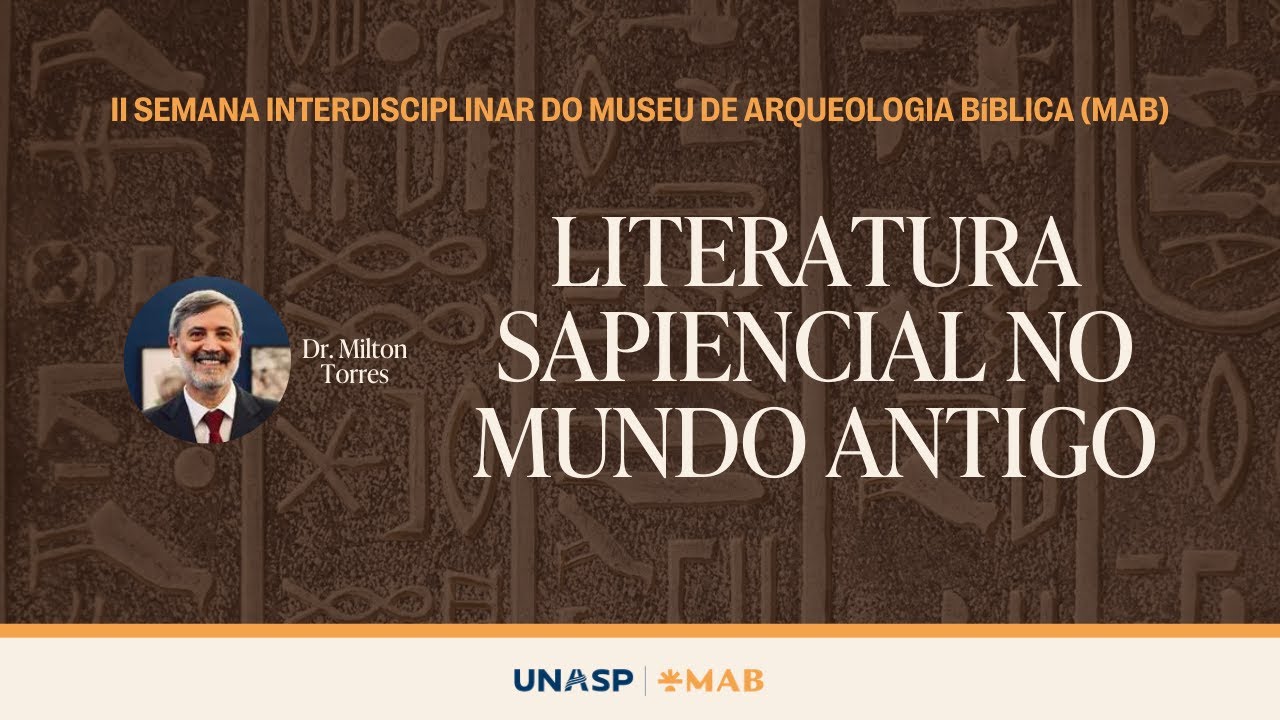 2ª Semana do MAB - A influência do conceito de felicidade da poesia grega na literatura judaica