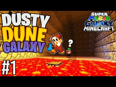 SUPER MARIO GALAXY in Minecraft #1 - Dusty Dune (1.16)