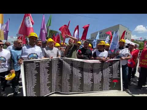 Başaran Aksu, "301 kardeşimiz için madenlerde hayatını kaybedenler için dövüşmeye devam ediyoruz."