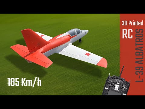 Fully 3D Printed L39 Albatros RC EDF Jet Model Airplane