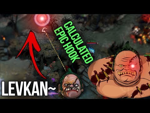Levkan Pudge Legend Insane Skills Calculated Hooks - Dota 2
