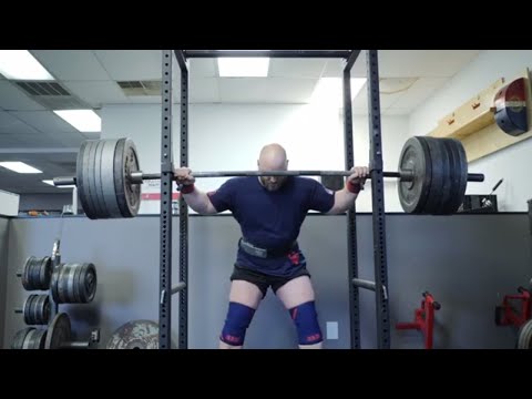 2x Ipf World Champ Dennis Cornelius's Raw Powerlifting Training Session | 830lb Squat