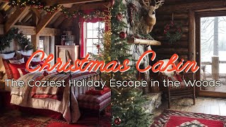 🎄STEP INSIDE:🦌 The Coziest Cabin Christmas Ever ✨