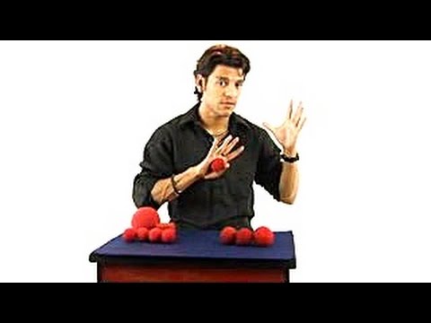 "Learn Sponge Ball Magic Tricks" with "Misdirection"