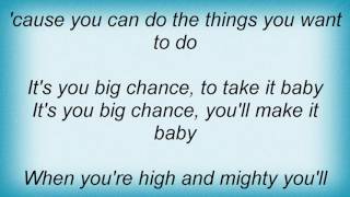 Bee Gees - Big Chance Lyrics