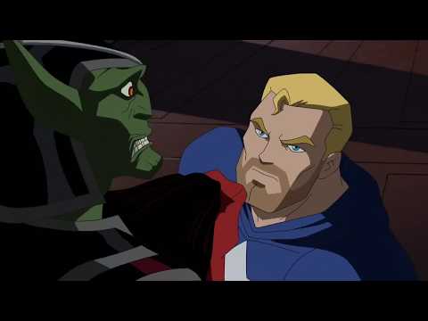 Skrull Avengers save Captain America