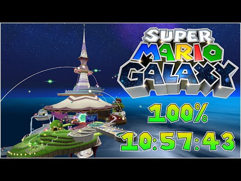 [WR] Super Mario Galaxy 242 Stars (100%) Speedrun in 10:57:43