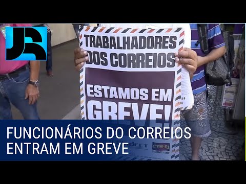 Funcionários dos Correios entram em greve em todo o país