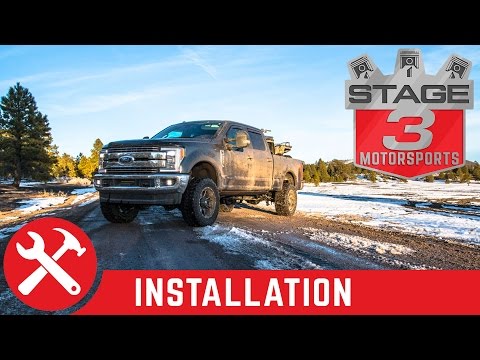 2017 F250 and F350 Super Duty BDS 4" Radius Arm Lift Kit Install