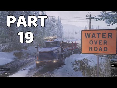SnowRunner Gameplay - Part 19 - Port Polar Base Supply [ 1440p 60FPS ]