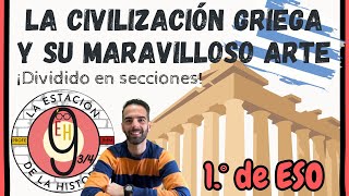 ✅ La civilización griega. Atenas y Esparta 🇬🇷. Arte griego 🏛️.