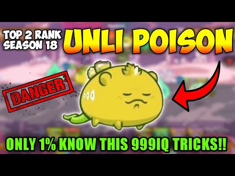 TOP RANK LORD CHUTHULHU UNLI POISON TRICKS! 999IQ GAMEPLAY ~ AXIE INFINITY S18