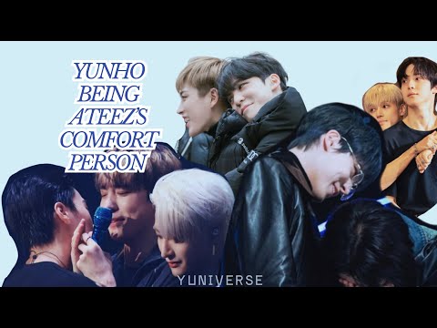 yunho being ateez’s comfort person 