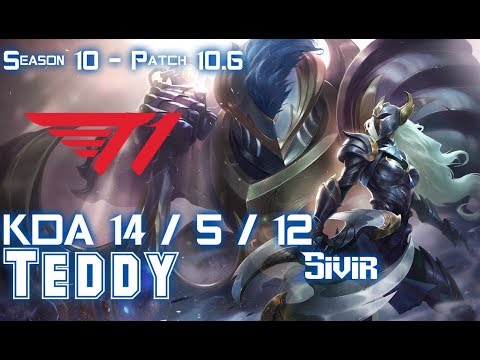 T1 Teddy SIVIR vs KAI'SA ADC - Patch 10.6 KR Ranked