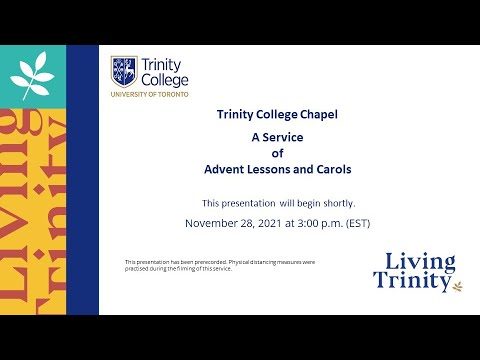 Advent Service of Lessons and Carols: November 2021