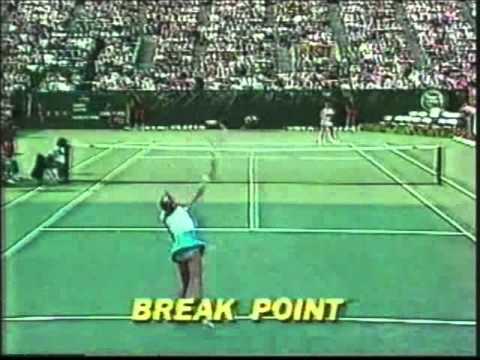 1981 US Open SF (pt 1/2) - Navratilova d. Evert