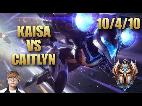 SKT T1 Teddy Kaisa Adc Vs Caitlyn  - KR Challenger Match Summary Patch 9.20
