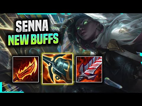 KOREAN CHALLENGER PICKS SENNAWITH NEW BUFFS! - Challenger Plays Senna ADC vs Ezreal! | Season 2022