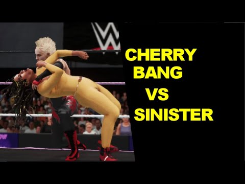 GLOW 1985 Cherry Bang vs Sinister - Mixed Knockout Match