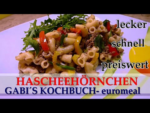 HASCHEEHÖRNCHEN; einfach, schnell und preiswert Kochen ist so einfach