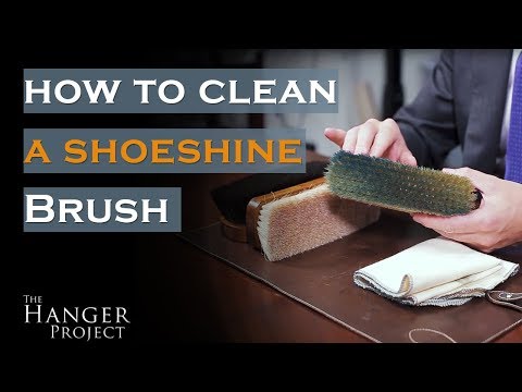 How To Clean a Shoe Polish Brush