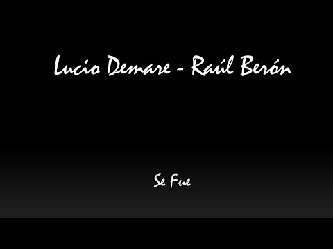 Vals Tanda / Demare - Beron